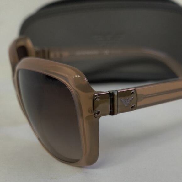 Emporio Armani Transparent Brown Sunglasses - Excellent Condition/ Model EA4008 main image 4